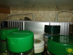  Im Gewürzschrank "versteckter" Solarakku: