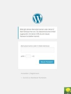 Passwort wiederherstellen