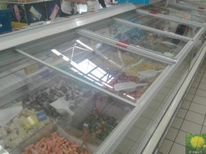 Tiefkühlprodukte im offenverkauf
