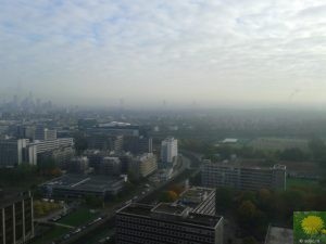 Frankfurt im Morgennebel