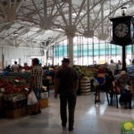 Blick in die neue Markthalle