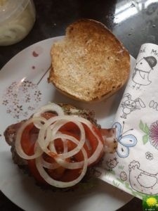 Baddy auf dem Bun, schon belegt