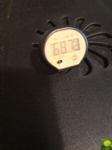 knapp 70 Grad