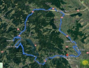 Die ganze Route