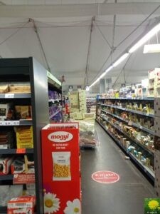 Kaufland im Zelt