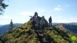 Der gut besuchte Felsen