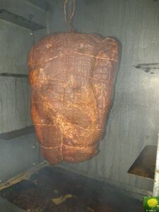 Der Schinken im Rauch